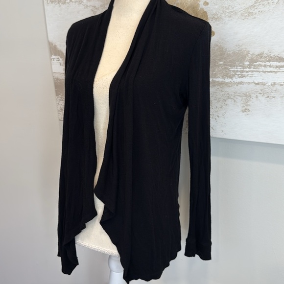 INC Black open cardigan size medium - Picture 2 of 5